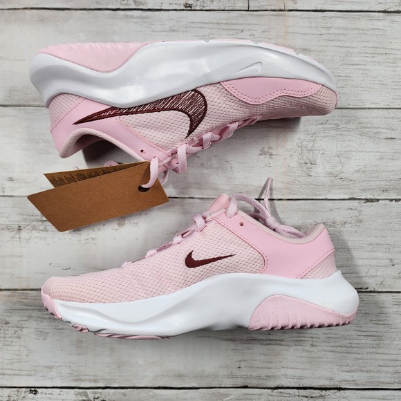 Sz 6 WMNS Nike Legend Essential 3 NN Pink Foam Dark Team Red DM1119-603 NoLid - Picture 3 of 8